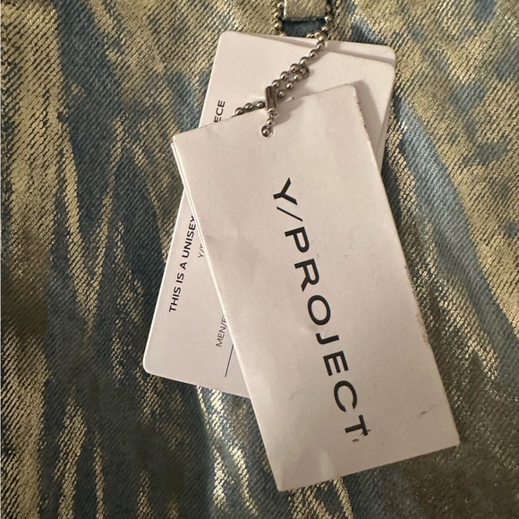 Y/PROJECT Metallic Denim Skirt. Size 38. BNWT - Picture 5 of 5